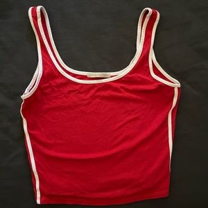 Red tank top